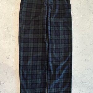 Brandy Melville Blue and Green Plaid Pants